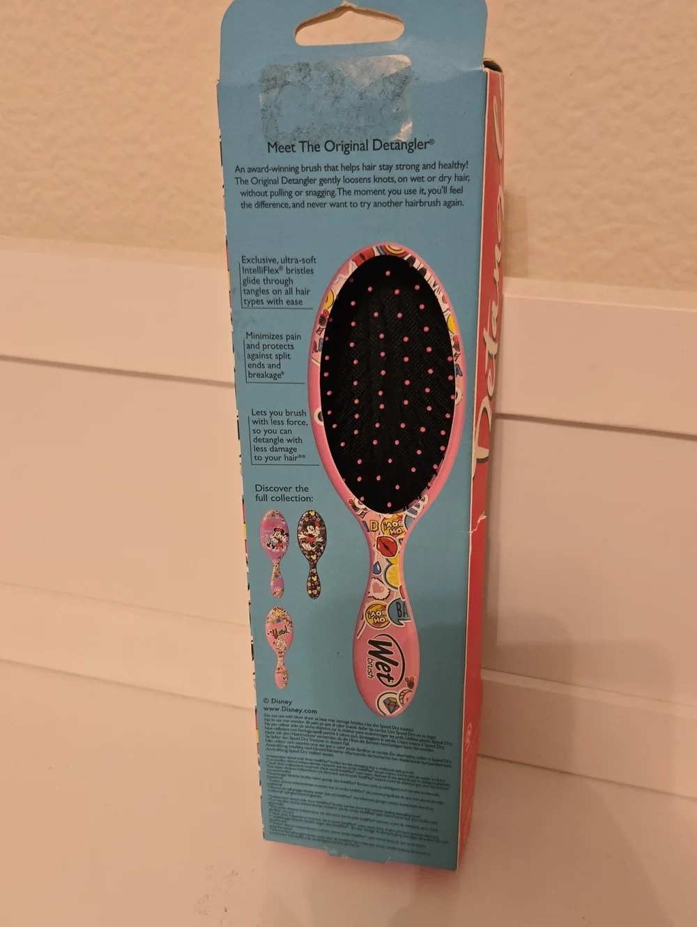Disney Pink Limited Edition Detangler Brush Nwt